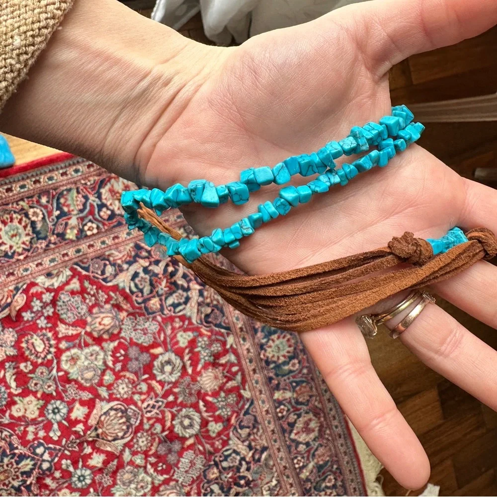 Beaded necklace or belt